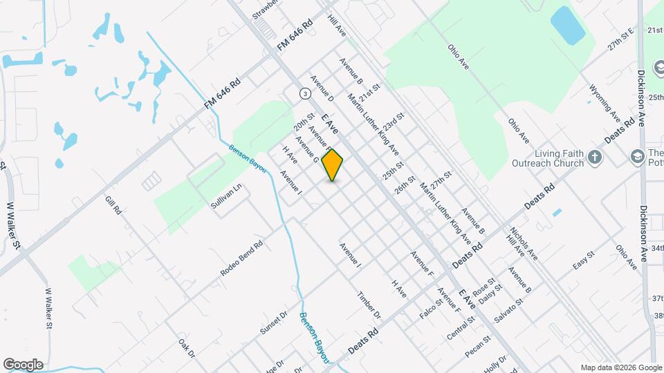 2314 Avenue G Map and Location Details