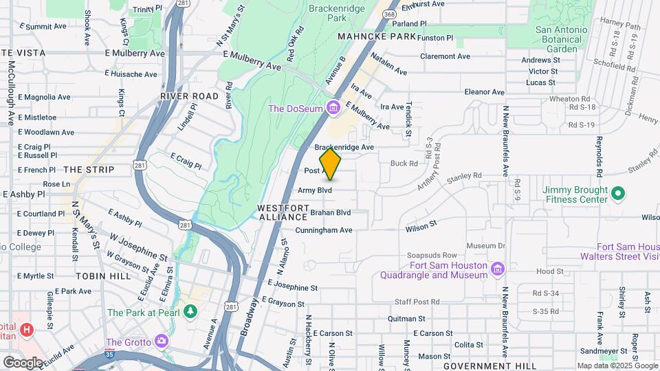 309 Army Blvd, Unit Cute 1-1 in Historic Home Map and Location Details