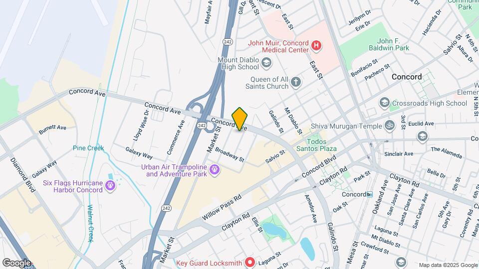 2175 California St Mapa y Detalles de la Ubicación