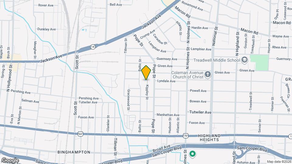 853 Kippley St Map and Location Details