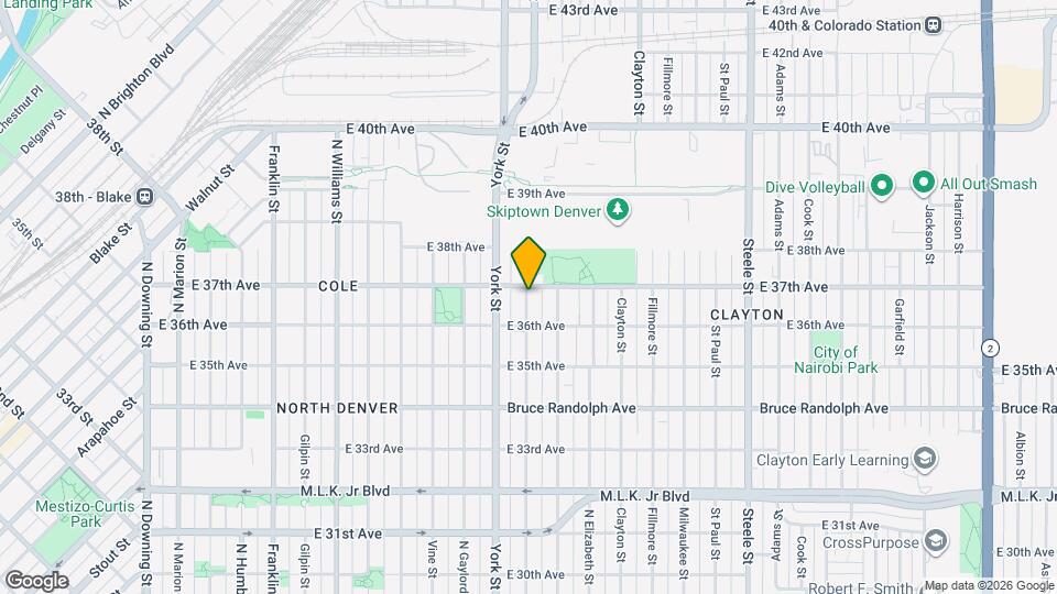 3641 Josephine St Map and Location Details