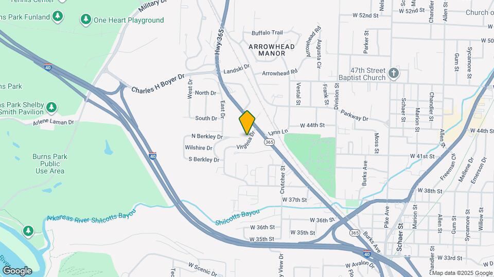 2100 Virginia Dr Map and Location Details