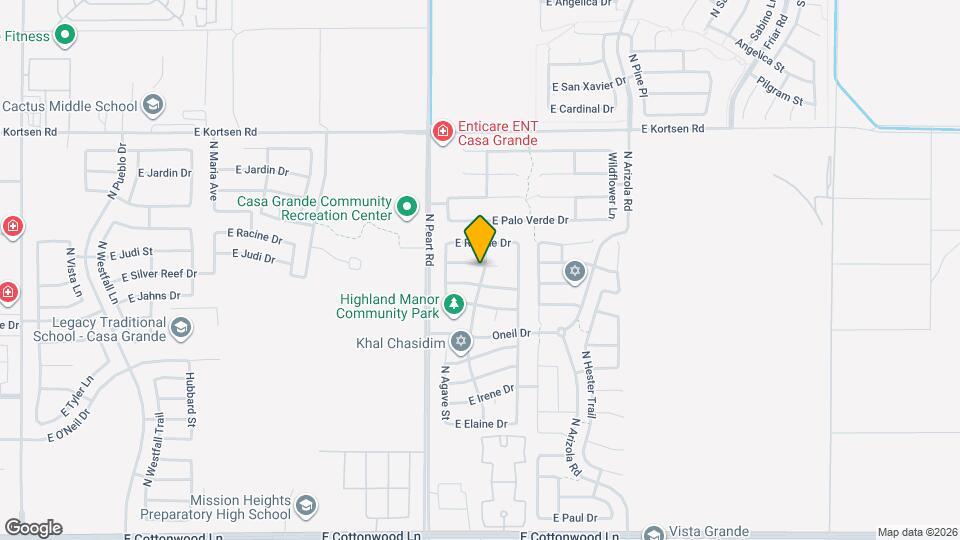 1549 E Judi Dr Map and Location Details