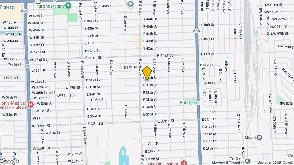 441 E 37th St Map and Location Details