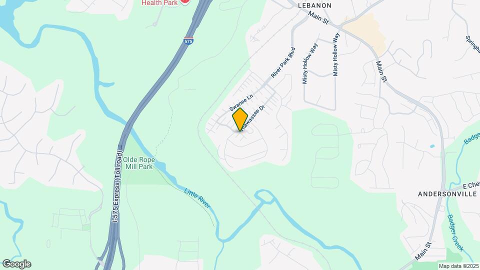 349 Hiawassee Dr Map and Location Details