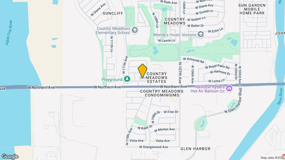 8053 N 109th Ln Map and Location Details
