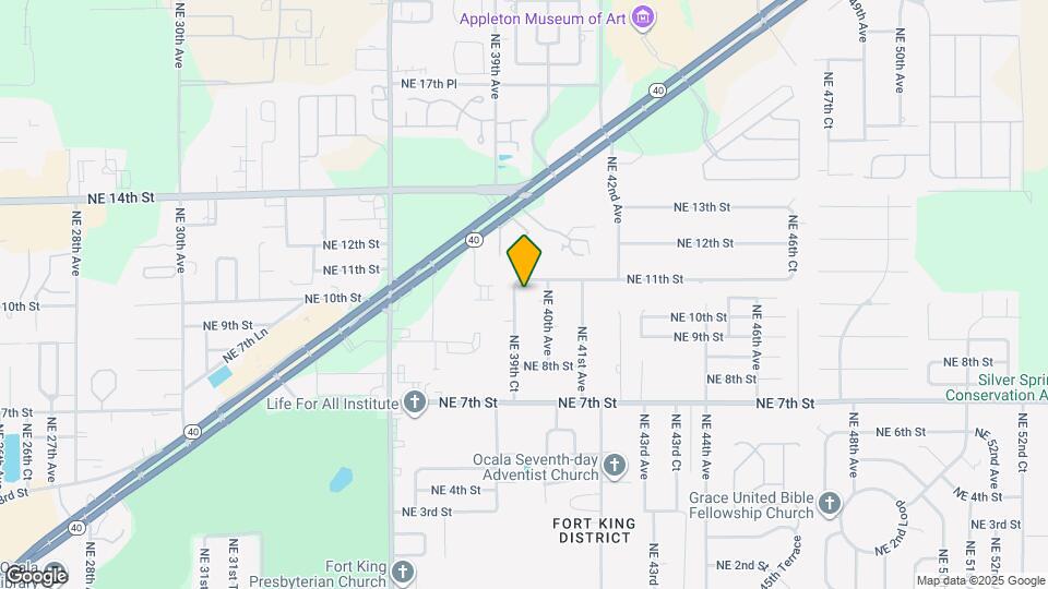 1031 NE 39th Ct Map and Location Details