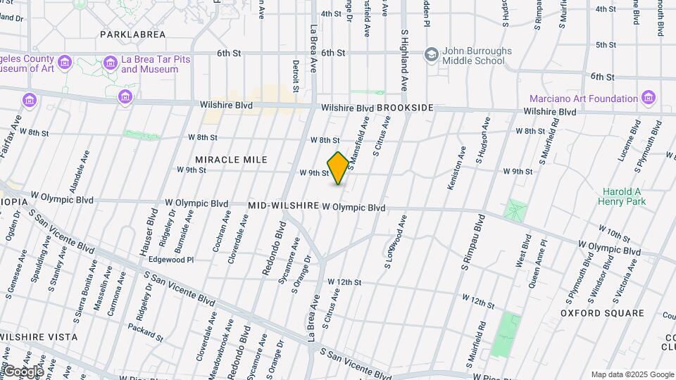 931 S Mansfield Ave Map and Location Details