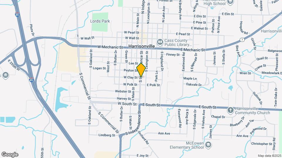 901 S Independence St Map and Location Details