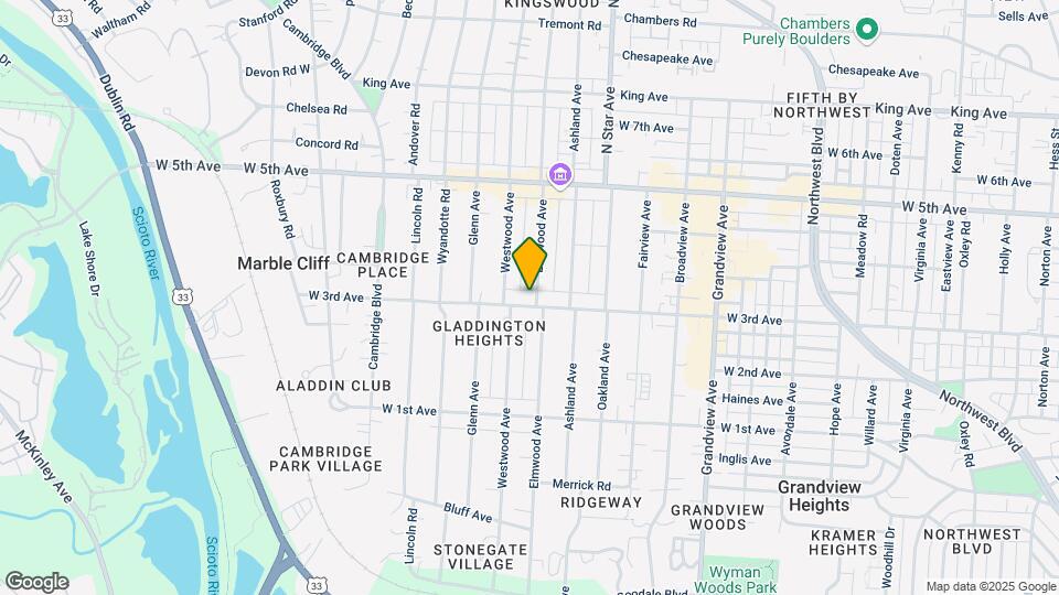 1728 W 3rd Ave Mapa y Detalles de la Ubicación