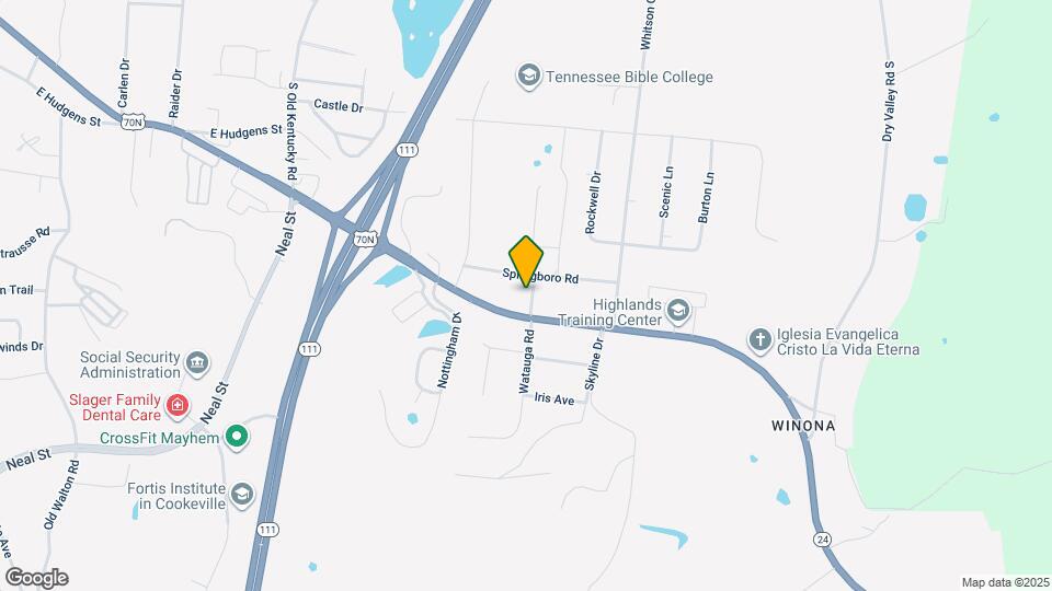 633 Watauga Rd, Unit C Map and Location Details