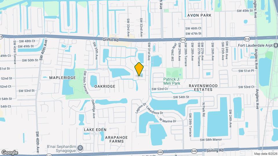 5201 SW 31st Ave Map and Location Details