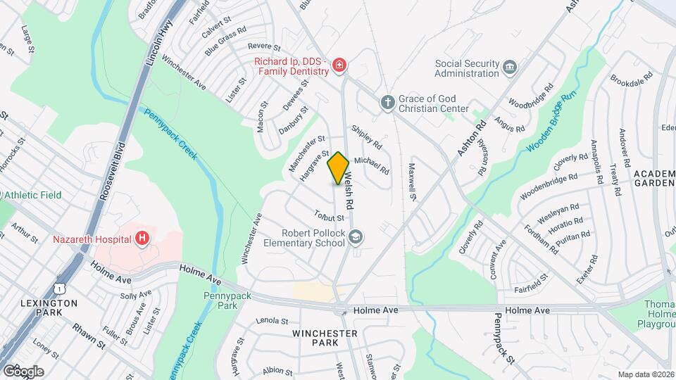 2813 Walnut Hill St Map and Location Details