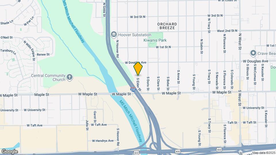 4318 S Elder St Mapa y Detalles de la Ubicación