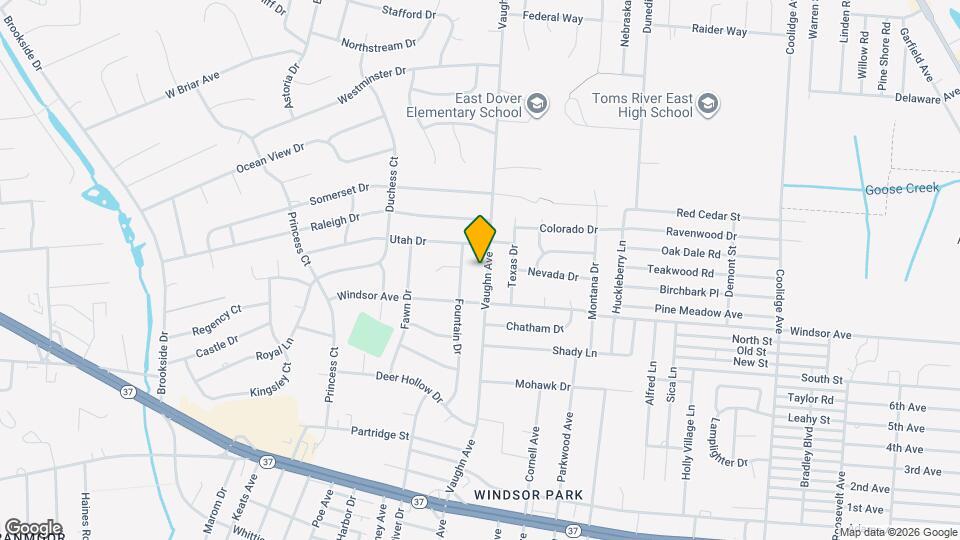 622 Vaughn Ave Map and Location Details