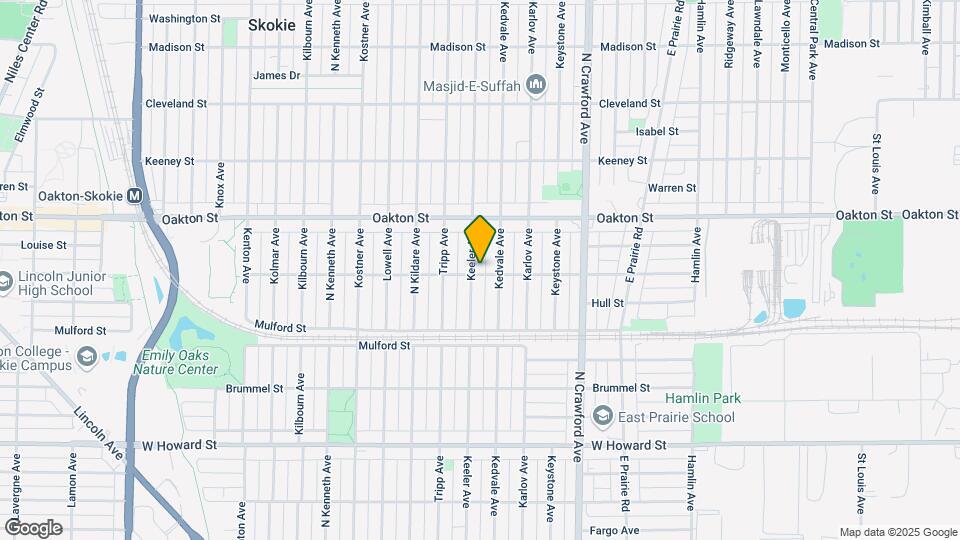 7901 Keeler Ave-Unit -3S Map and Location Details