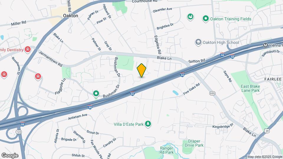 9919 Oakton Terrace Rd Map and Location Details