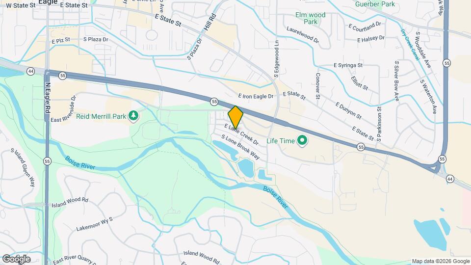 1271 E Lone Creek Dr Map and Location Details