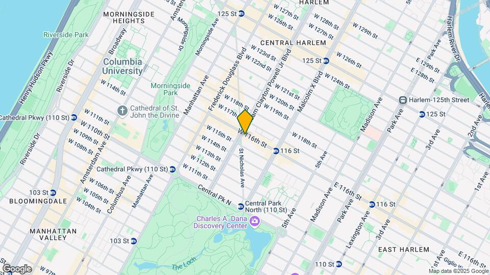 1917-1919 Adam Clayton Powell Jr Blvd Map and Location Details