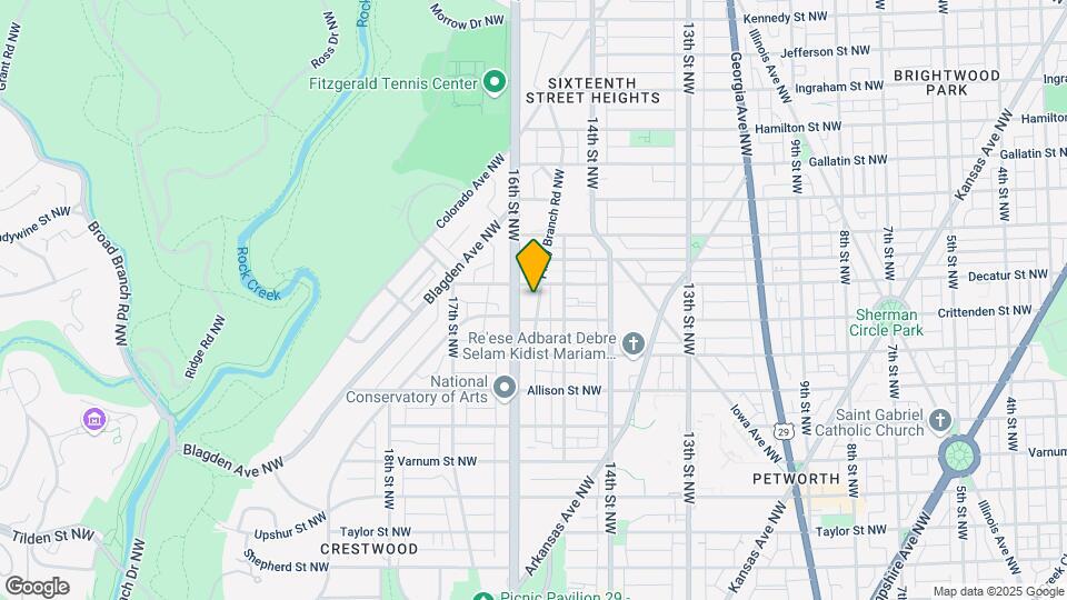 4712 Piney Branch Rd NW Map and Location Details