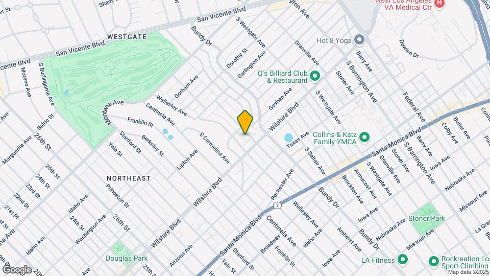 1173 Amherst Ave Map and Location Details