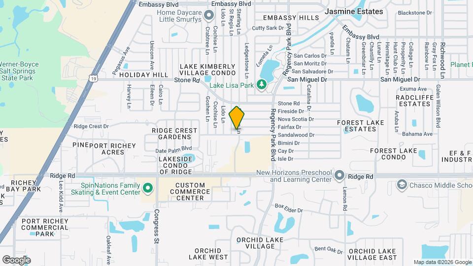 8711 Sterling Ln Map and Location Details