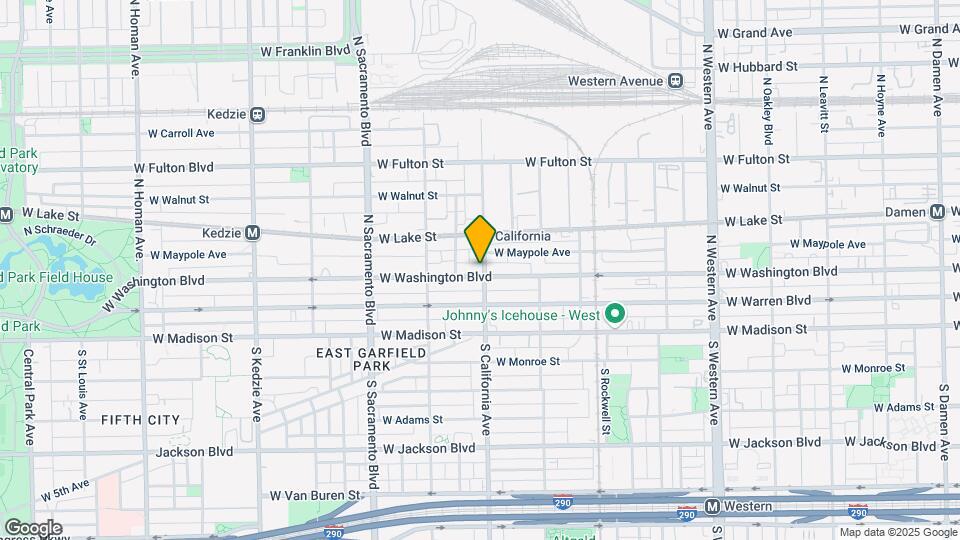 2800 W Washington Blvd Map and Location Details