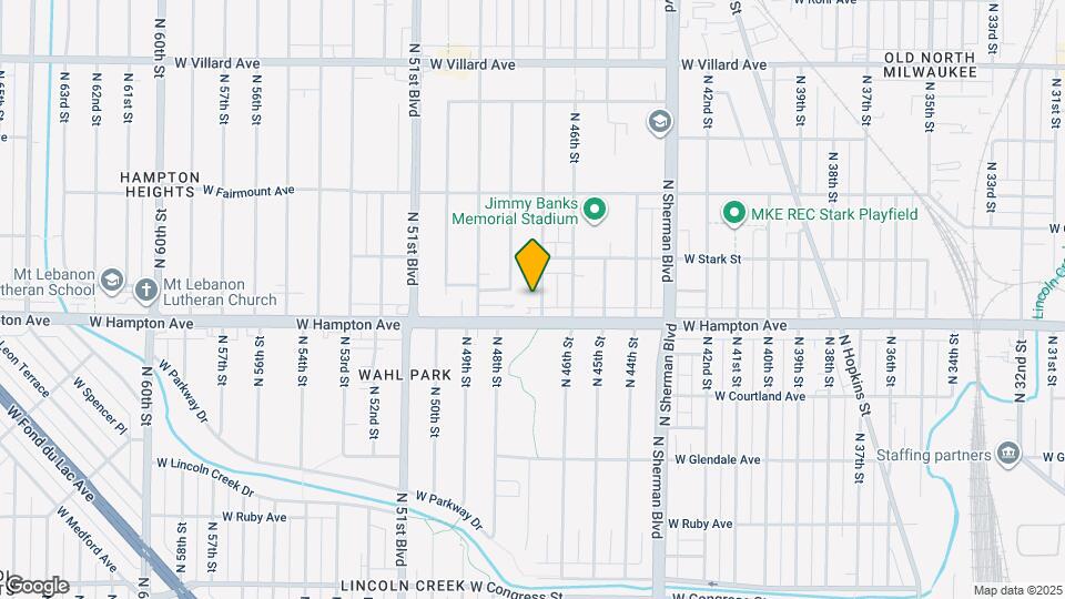 4827 N 47th St Map and Location Details