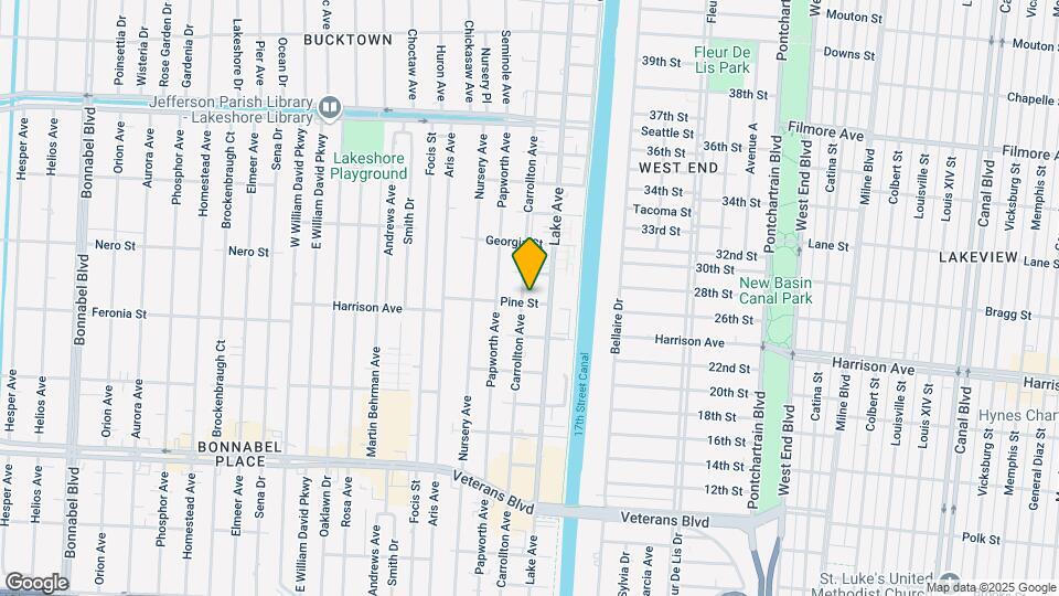 1201 Carrollton Ave Map and Location Details