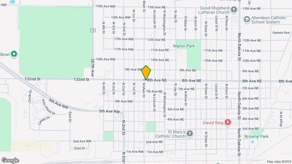 722 N Main St Map and Location Details