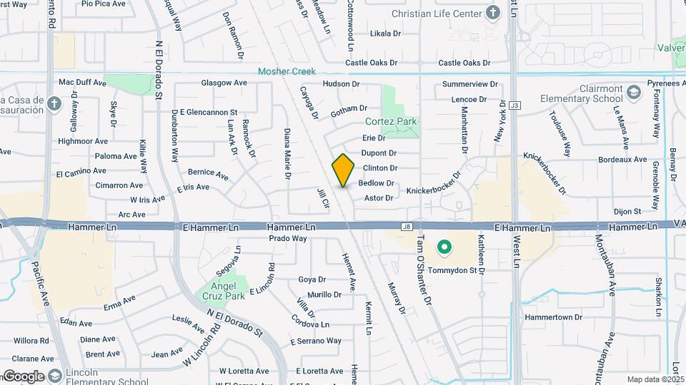 8123 Albany Dr Mapa y Detalles de la Ubicación