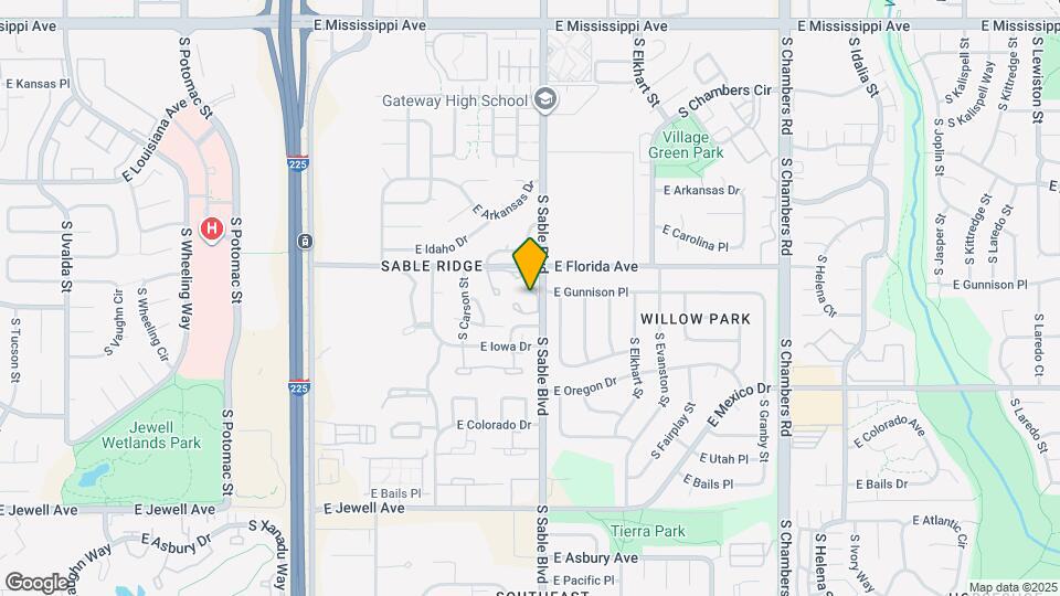 1529 Sable Blvd Map and Location Details