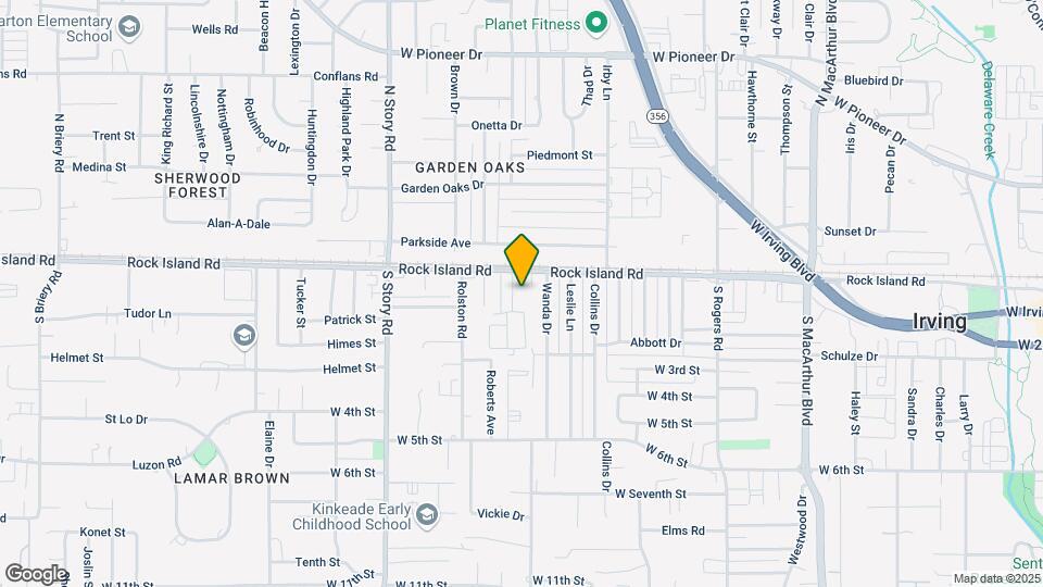 Irving Oaks Apartments Mapa y Detalles de la Ubicación