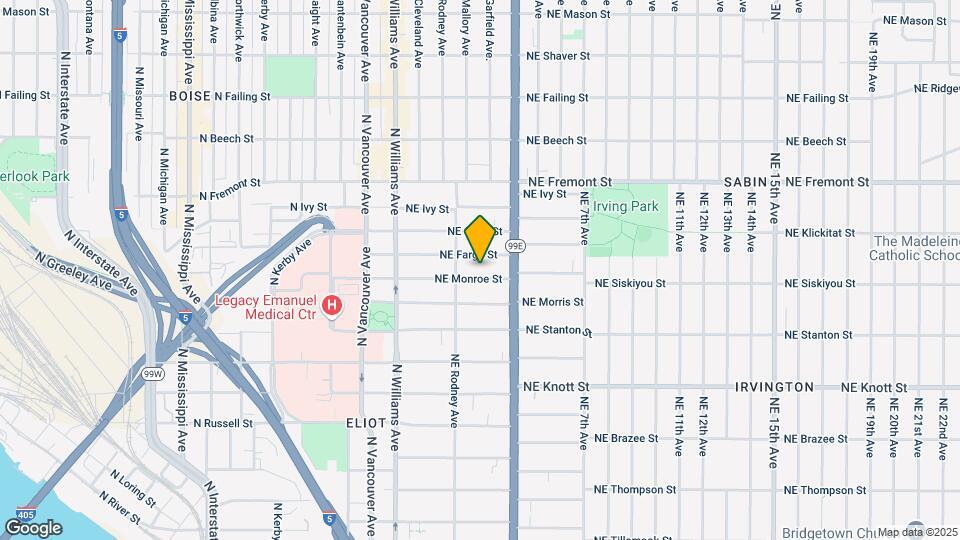 209-211 NE Monroe St Map and Location Details