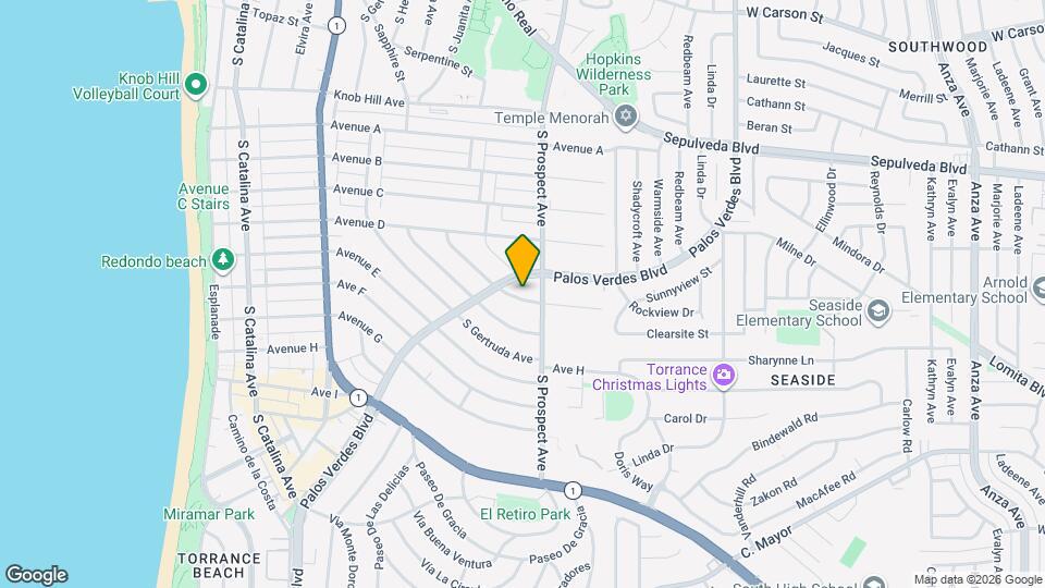 1304 S Irena Ave, Unit GuestCottage Map and Location Details