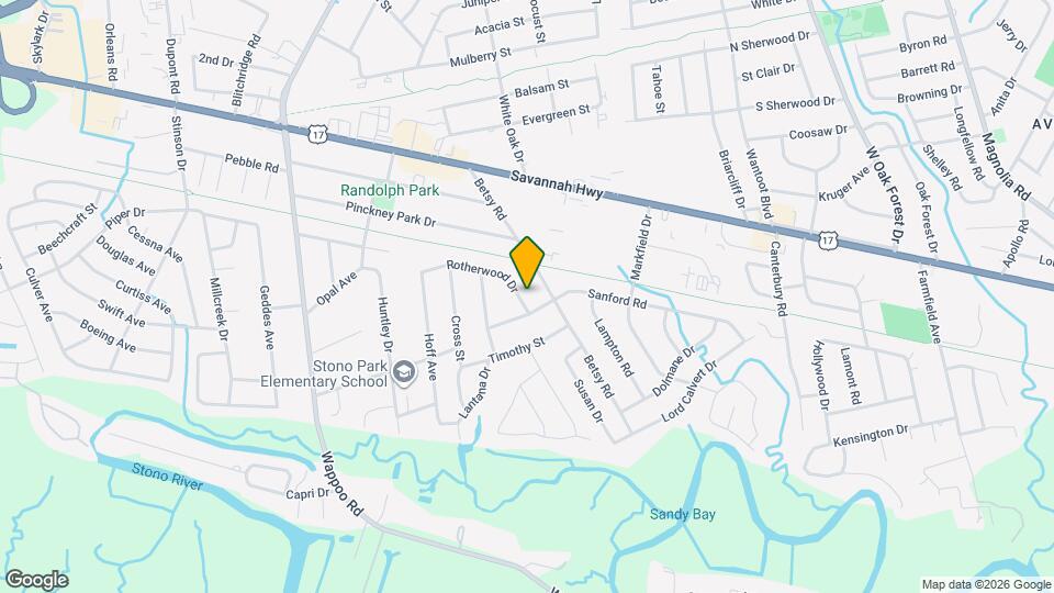 404 Rotherwood Dr Map and Location Details