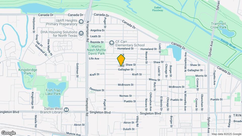 1911 Gallagher St Map and Location Details