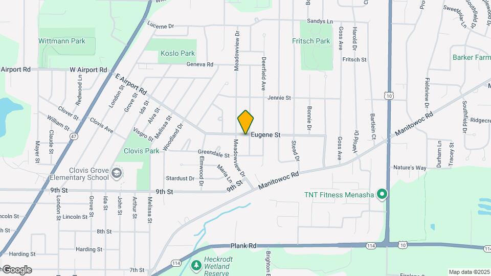 1016 Fieldcrest Dr Map and Location Details