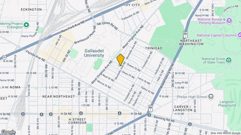 1432 Montello Ave NE Mapa y Detalles de la Ubicación