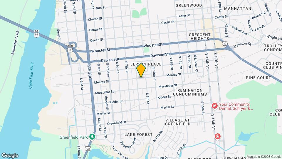 808 Meares St Map and Location Details