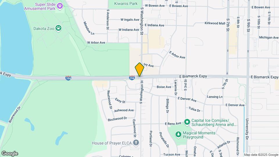 305 W Bismarck Expy Map and Location Details