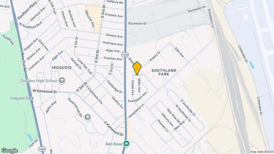 6518 Miles Ave Map and Location Details