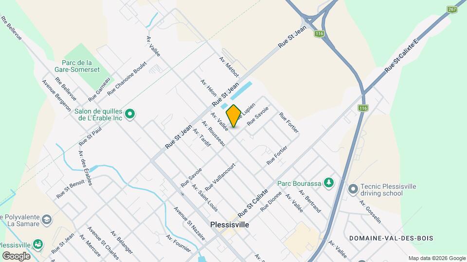 1828 Vallée Av Map and Location Details