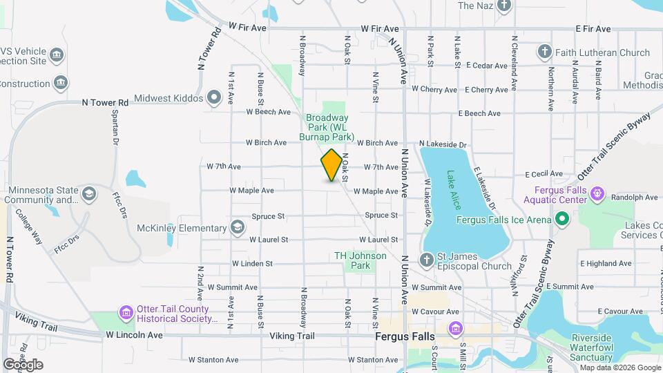 518 W Maple Ave Map and Location Details