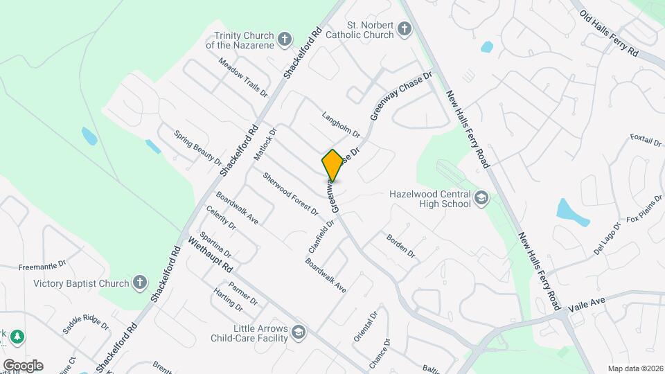 3130 Greenway Chase Dr Map and Location Details