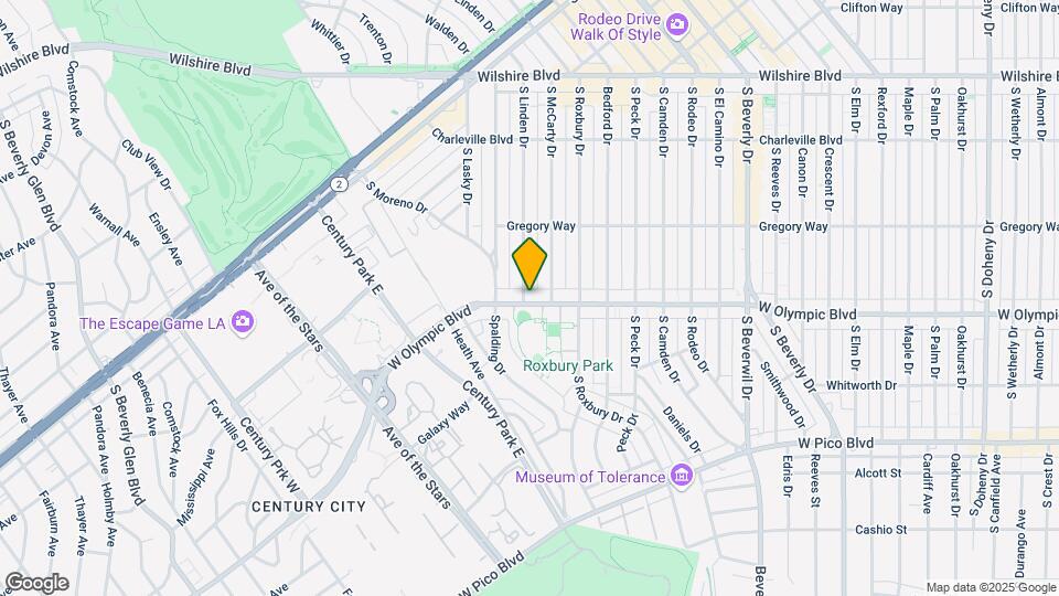 9725 W Olympic Blvd Map and Location Details