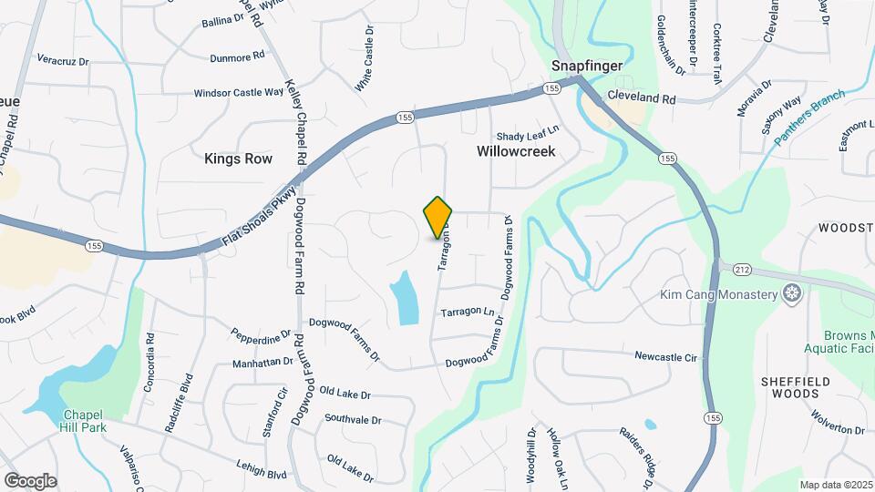 3501 Tarragon Dr Map and Location Details