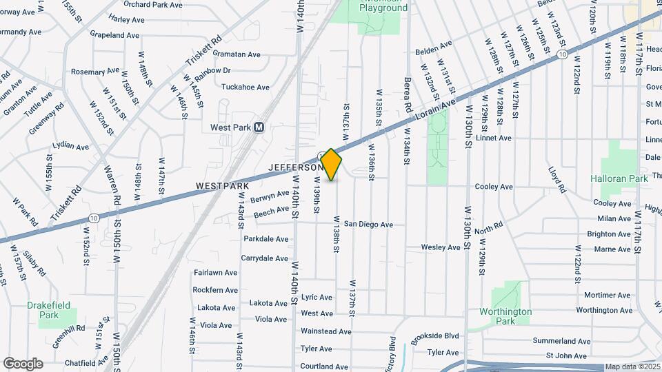 3654 W 138th St Map and Location Details