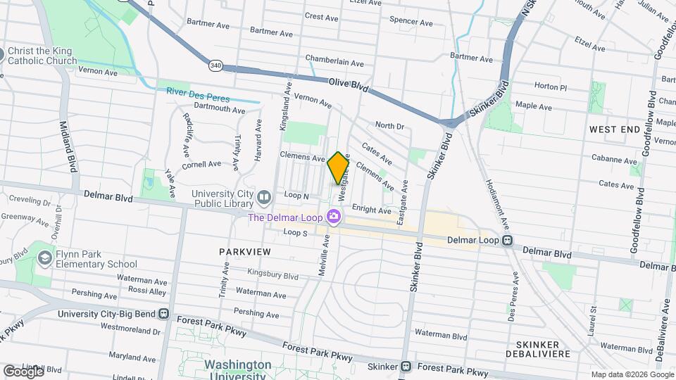 719 Westgate Ave, Unit 1R Mapa y Detalles de la Ubicación