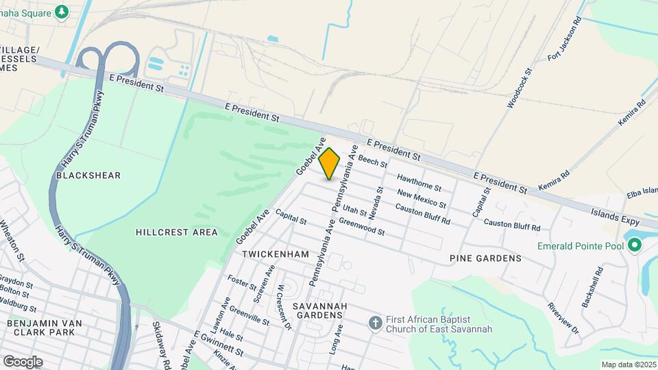 1932 Causton Bluff Rd Mapa y Detalles de la Ubicación